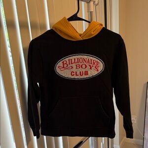 Billionaire Boys Club Black Hoodie with Yellow Accents
